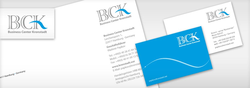 Grafiker Hamburg • Corporate Identity • Logo, Briefbogen, Visitenkarte